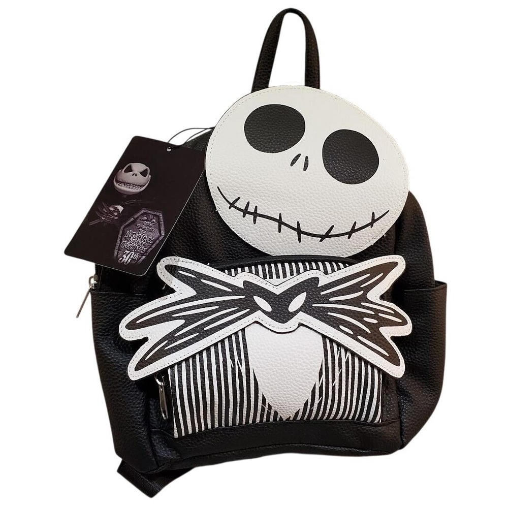 Disney Jack Skellington Backpack Carry-All Travel Bag‎ Small 10"
